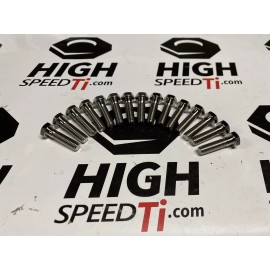 HighspeedTi Sprint Car Titanium wheel center bolt kit 15pc 5/16-24 X 1.25” Hub Weld