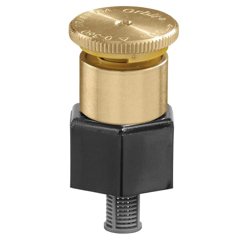 Orbit 54054 Shrub Head Sprinkler Adapter with Brass Adjustable Pattern