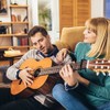 Afinador para Guitarra Juego de 11 Piezas,con Ranuras（Capo guitarra*1+Puas para