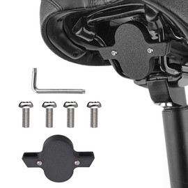 ZhongShuang Bicycle Holder Hidden on Saddle for Bicycle Saddle, Bicycle Tracker Bracket, Anti-Theft GPS Tracker Accessories with Theft Protection, Compatible with Mountain Bikes, Road Bikes