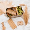 wunderwunsch Bamboo Divider for Lunch Box Lunch Box (1 x