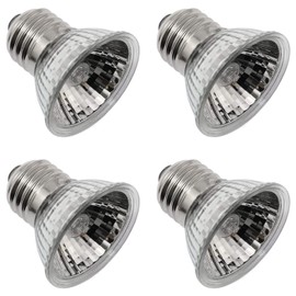 SQXBK Sun Lamp 4PCS 120V 50W UVA UVB Sun Heat Lamp Bulb Full Spectrum Sun Light Lamp for Turtle Snake Reptile