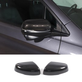 Heutamo Door Rear View Mirror Cover Compatible with Honda Pilot 2016-2022/ Ridgeline 2020-2023/ Passport 2019-2023, Side Door Rear View Mirror Cover Cap Exterior Accessories (Carbon Fiber Pattern)