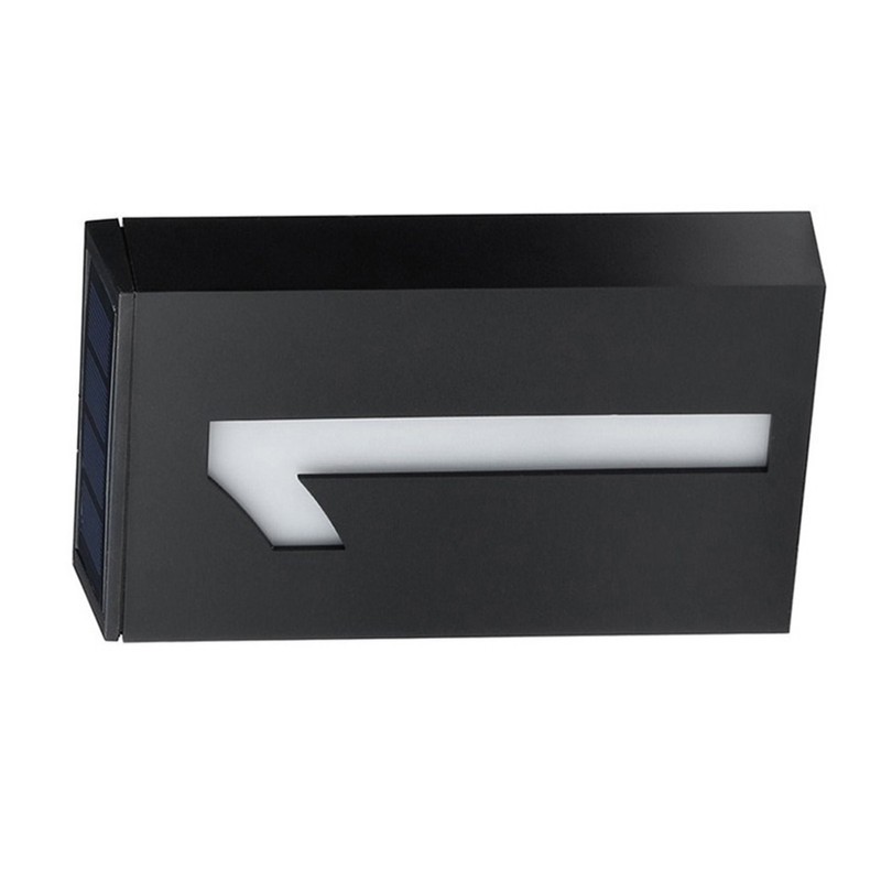 Solar House Number Solar Powered 1000mAh Rechargeable LED Illuminated Address