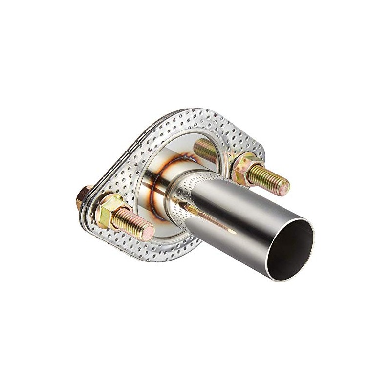 Fortune JFS-5060 JDM Stainless Steel Flange Silencer, Intermediate Pipe Size