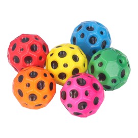 6pcs Space Ball, Super High Bouncing Space Ball, Colorful Bouncing Balls for Kids, Sensory Ball, Sports Training Ball, Improve Hand-Eye Coordination, Easy to Grip and Catch