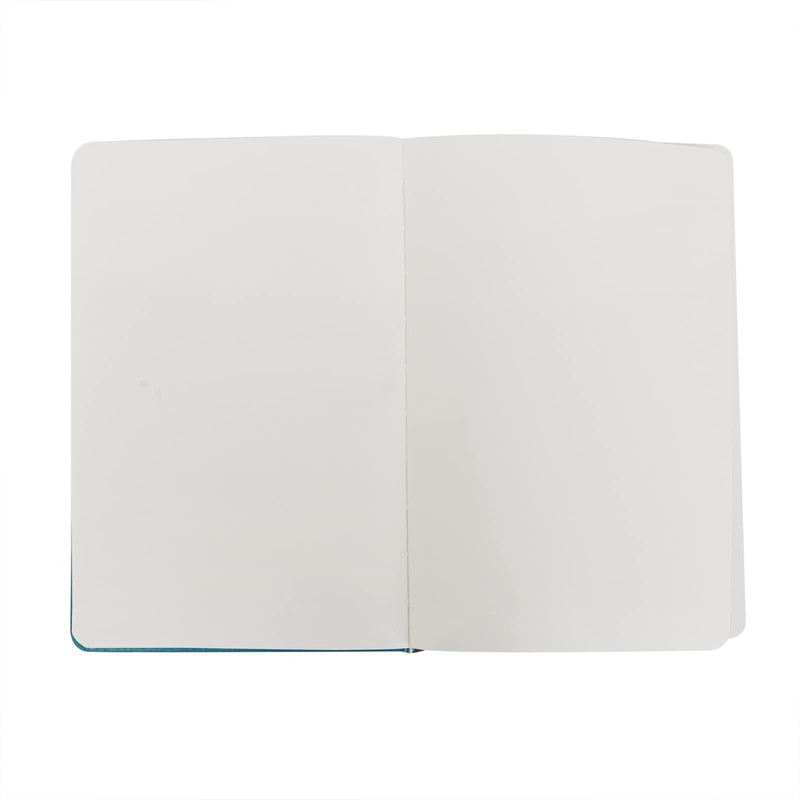 A5 Thick Journal Notebook, PU Leather Hardcover Blank Paper Sketchbook,