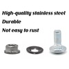7 Pack Grade 8 Gas Tank Skid Plate Bolts Compatible