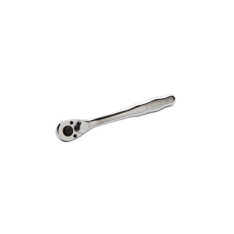 Steelman 72-Tooth 3/8-inch Drive Low Profile Ratchet, Thin Head for