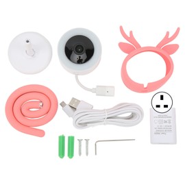 4MP HD Wireless Wifi Baby Monitors Mobile Phone Remote 2 Way Voice Intercom Baby Monitor for Crying Monitoring 100‑240V UK Plug