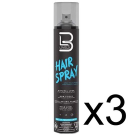 L3vel L3 BARBER SALON BEAUTY L3VEL3 L3 STRONG HOLD LONG LASTING HAIR SPRAY 13.52OZ 3 PACK
