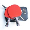 Ping Pong Paddle Set, Table Tennis Racket, Premium Rubber and
