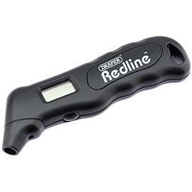 Draper Redline 68474 Digital Tyre Pressure Gauge, Blue