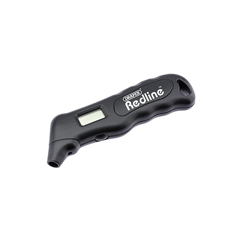 Draper Redline 68474 Digital Tyre Pressure Gauge, Blue