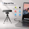 DEPSTECH DW40 UHD Webcam 4K, 1/2.55'' Sony Sensor, Webcam with