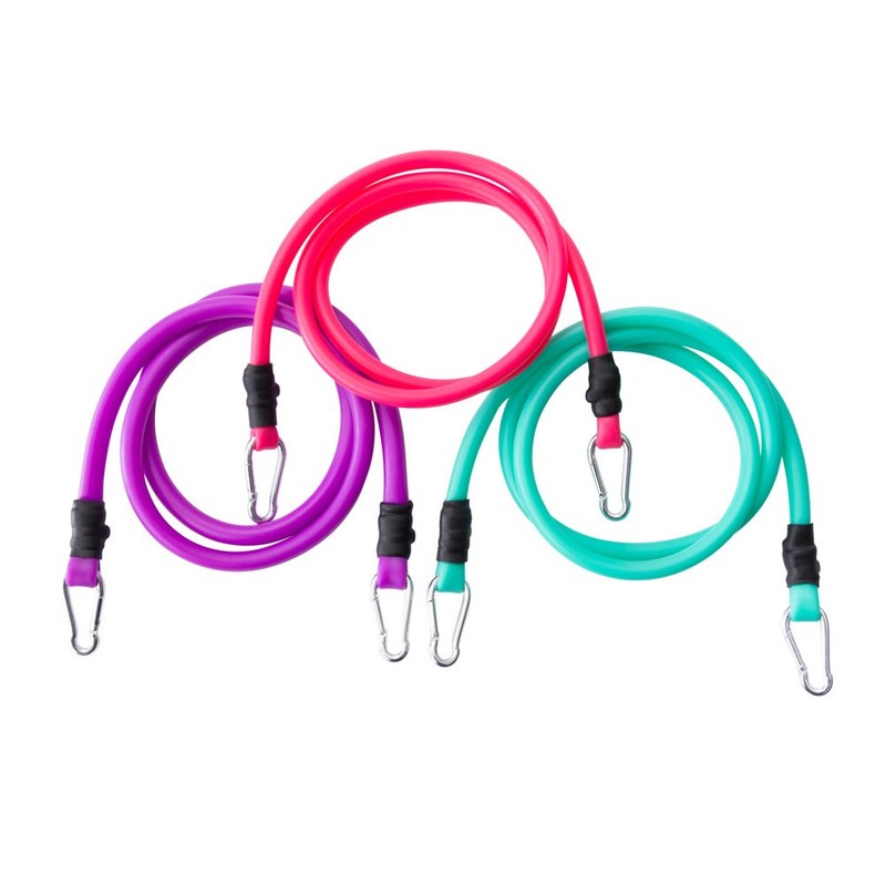 Zone Training Women's Interchangeable Resistance Band Set, Seafoam, Pink, Purple
