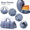 Travel Duffed Tote Bag, Waterproof Fold-able and Expandable Weekender Bag