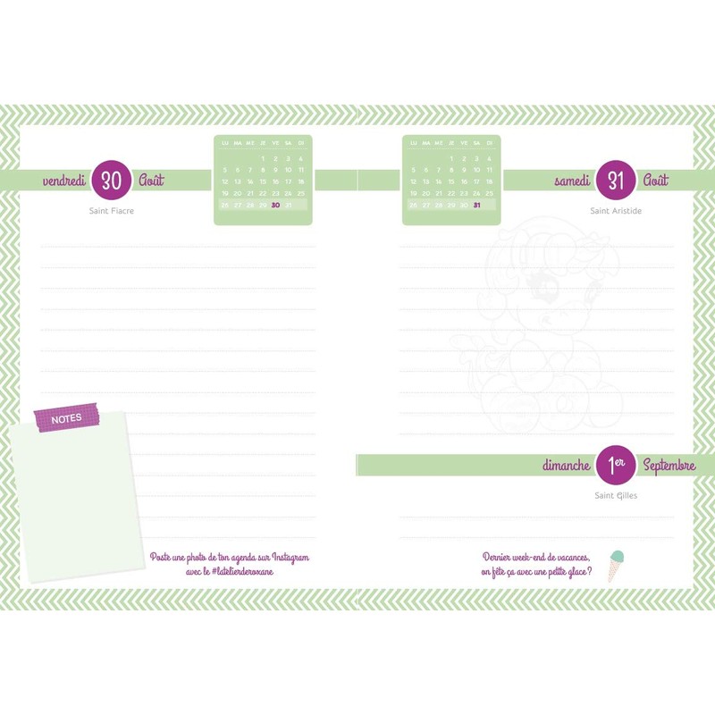 L'agenda de Roxane 2019-2020