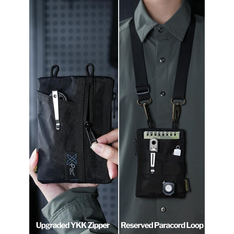 VIPERADE VE18N X-Pac EDC Pocket Tool Organiser, Multifunctional Small Tool