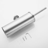 Wall-Mounted Toilet Brush Holder Set (Brushed Color)