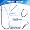 50pcs Weedless Wacky Rig Hooks Wacky Worm Hooks with Weed