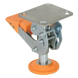 Vestil FL-LKH-6 Floor Lock, Steel/Poly, 6-7/16" to 7-5/8"