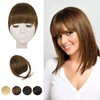 Clip in Bangs, BARSDAR 100% Human Hair Bangs Extensions French