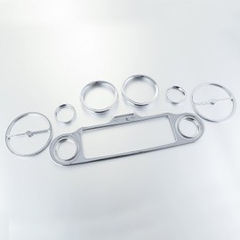 XFMT Chrome Inner Fairing Trim Kit Compatible with Harley Electra Street Glide 1996-2013 10 11 12