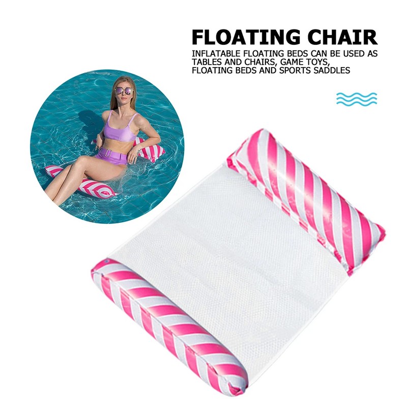 Inflatable Pool Lounge Chairs for Adults – Mesh Sling Water