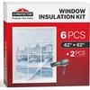 X-Protector Window Insulation for Winter - 6 Pack 42in x