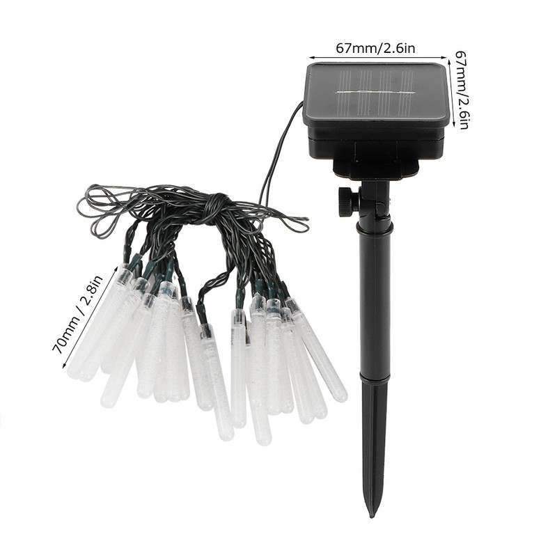 Solar Power Christmas String Lights Kit for Home Garden Wedding