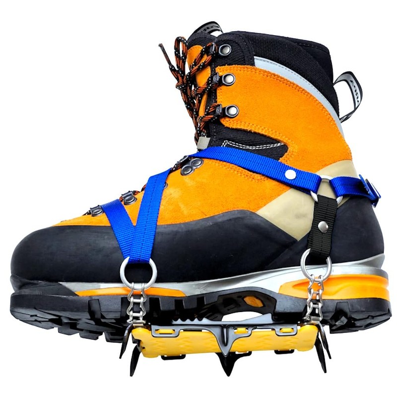 M.walk 6 Prong Crampons Light Nylon Band, Buckle Fixed, One