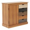 American Furniture Classics 41000 Cabinet, Interesting Yellow Oak
