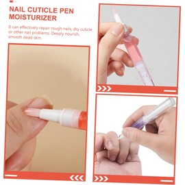 Beavorty 6Piezas Bolígrafo Nutriente para Uñas Aceite Hidratante para Cutículas Herramientas de Manicura Prácticas para Cuidado de Uñas para Salones y Uso Casa