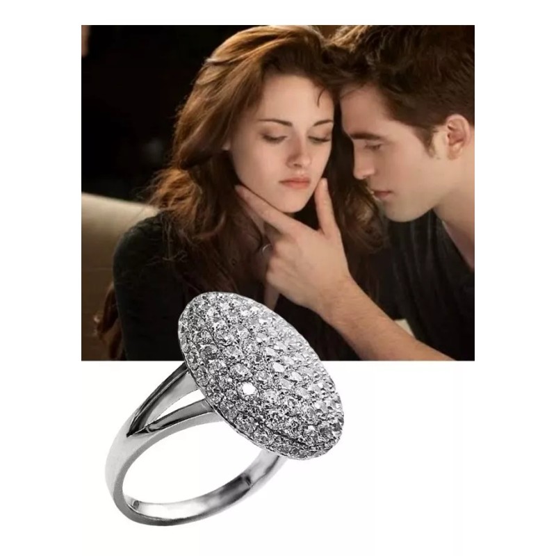 Dtup Anillo Compromiso Bella Crepusculo Twilight Plata S925 Dtup®