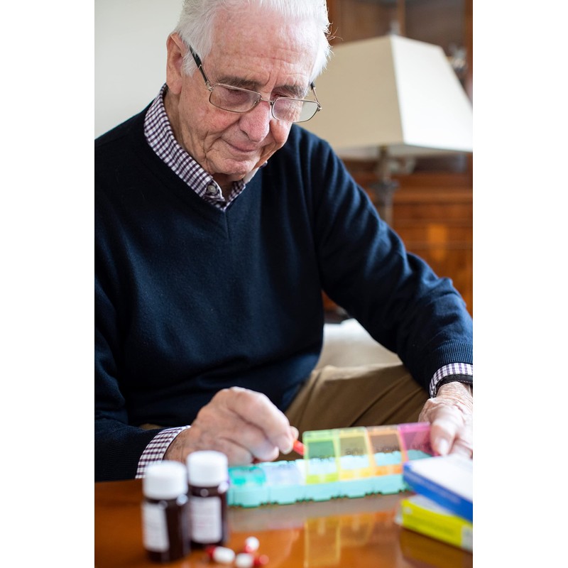 Jobar Push Lock Pill Organizer