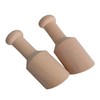 RDEXP 20PCS Wooden Scoop Set Sugar Salt Scoops Spoons for