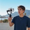 VEVOR Gimbal-Stabilisator für Smartphone, 3-Achsen-Stabilisierung, mit magnetischem Fülllicht, Gesichtsverfolgung, Gestensteuerung,