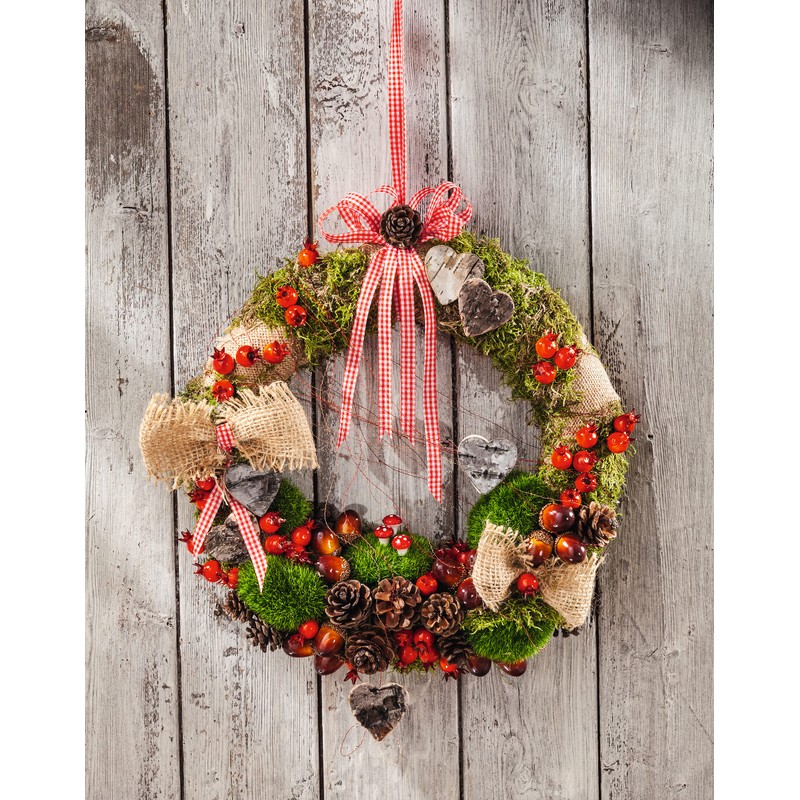 Straw Wreath Ø 25 cm