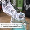 6 Pieces Transparent Ice Scoops and 4 Pieces Stainless Steel
