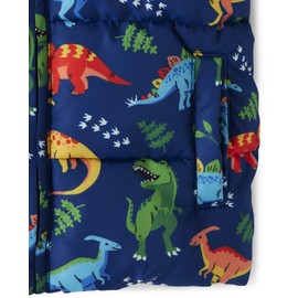 Gymboree,and Toddler Puffer Jacket,Navy Dinos,12