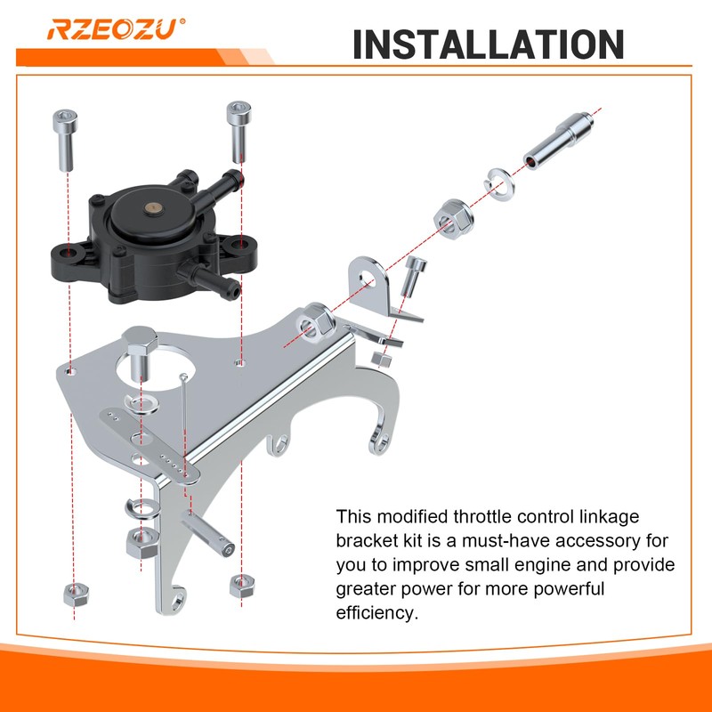 RZEOZU 212cc Mounting Top Throttle Plate for Predator 212 224cc