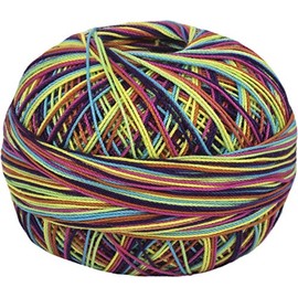 Handy Hands HH40-184 Lizbeth Cordonnet Cotton Size 40-Rainbow Splash