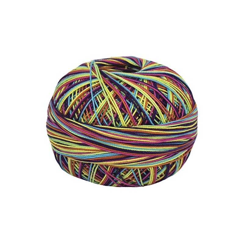 Handy Hands HH40-184 Lizbeth Cordonnet Cotton Size 40-Rainbow Splash