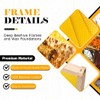 BeeCastle 10 Pack Beehive Frames and Wax Foundations for Deep