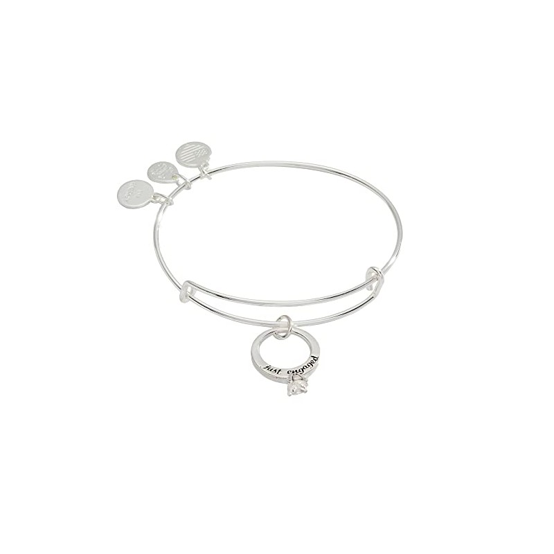 Alex and Ani Just Engaged' Charm Bangle Bracelet