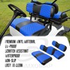 SAMXOMAP Golf Cart Front and Rear Seat Covers Waterproof and