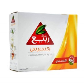 RABEA EXPRESS Black Tea Bags Teas Indian Kenyan Organic Traditional Arabic Arabian Saudi Arabia Strong Rich Pure Oriental Natural Taste Breakfast ( Tea Bag 100 ) شاي ربيع