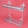 Space Aluminum Bathroom Shelf RustProof Shower Rack Kitchen Storage Basket