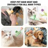 2 Pieces Self-Cleaning Pet Flea Comb, Pet Grooming Brush, Cat